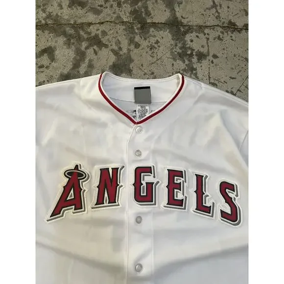 Authentic Majestic MLB Anaheim Angels Albert Pujols Baseball Jersey Size Men XL‎ - Picture 3 of 8